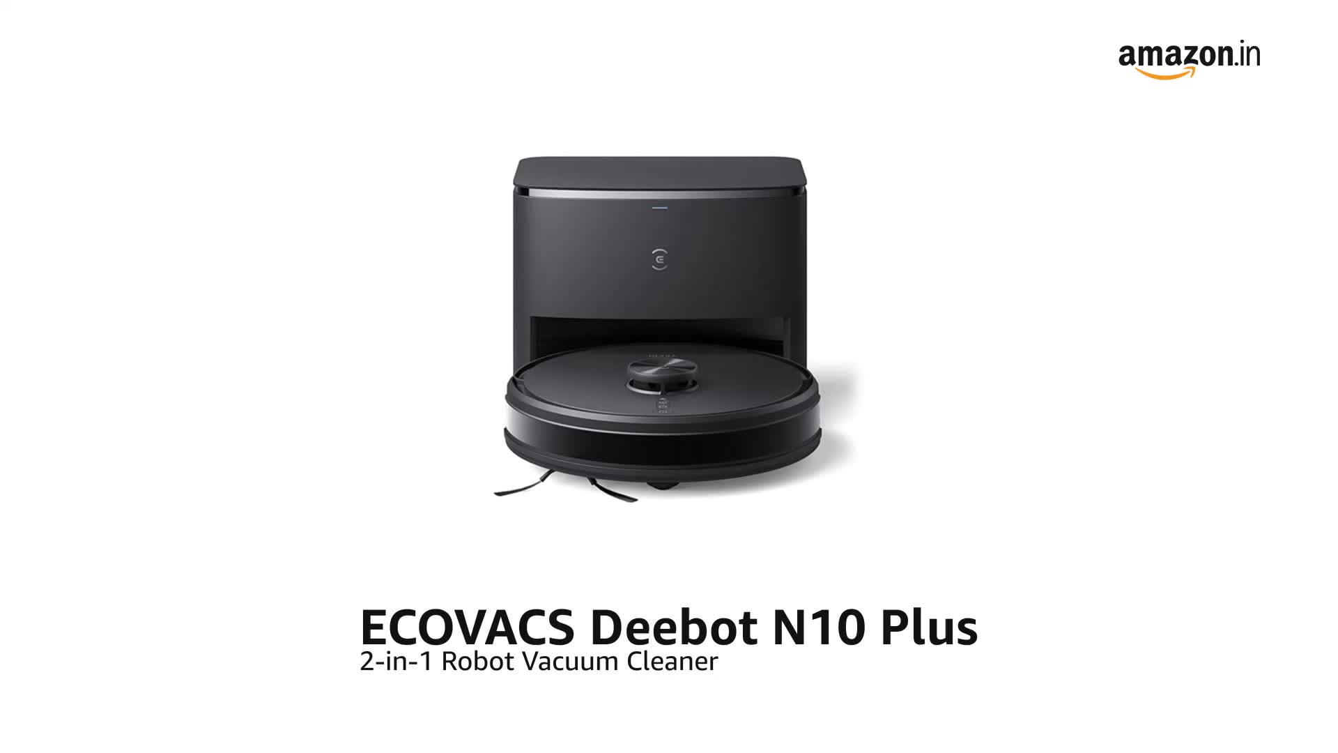 ECOVACS Deebot N10 Plus 2-In-1 Robot Vacuum Cleaner,2023 Launch